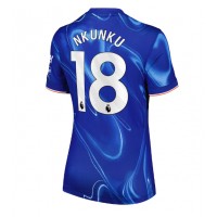 Camisa de time de futebol Chelsea Christopher Nkunku #18 Replicas 1º Equipamento Feminina 2024-25 Manga Curta